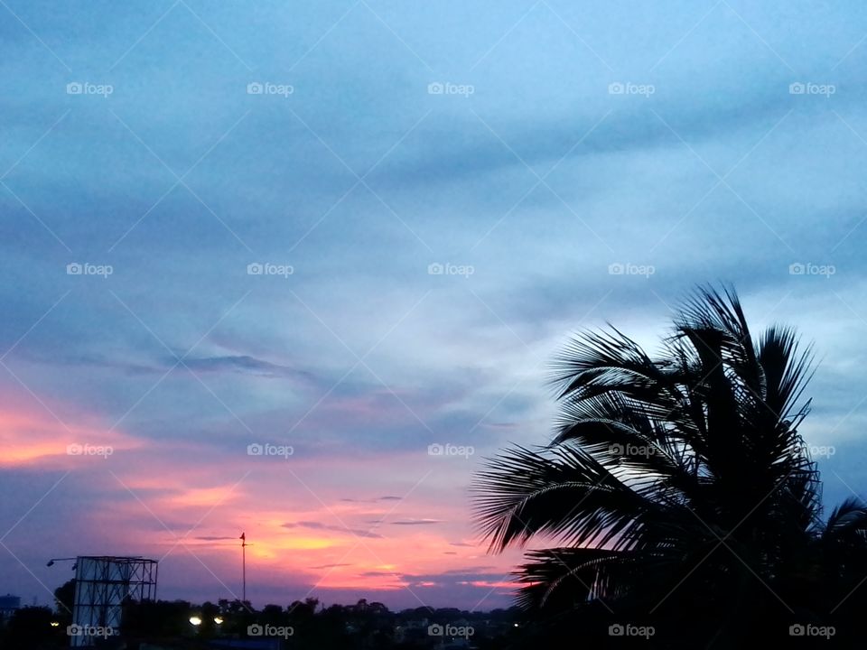 Sunset in Malda
