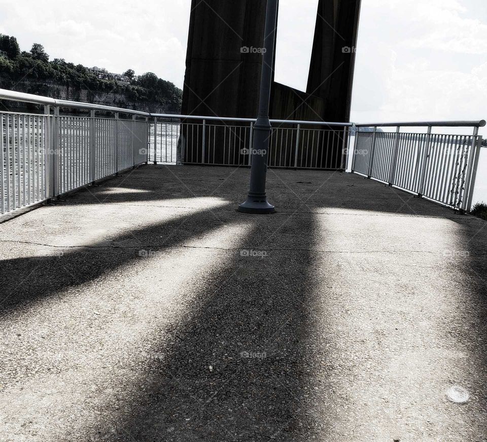 out under the bridge