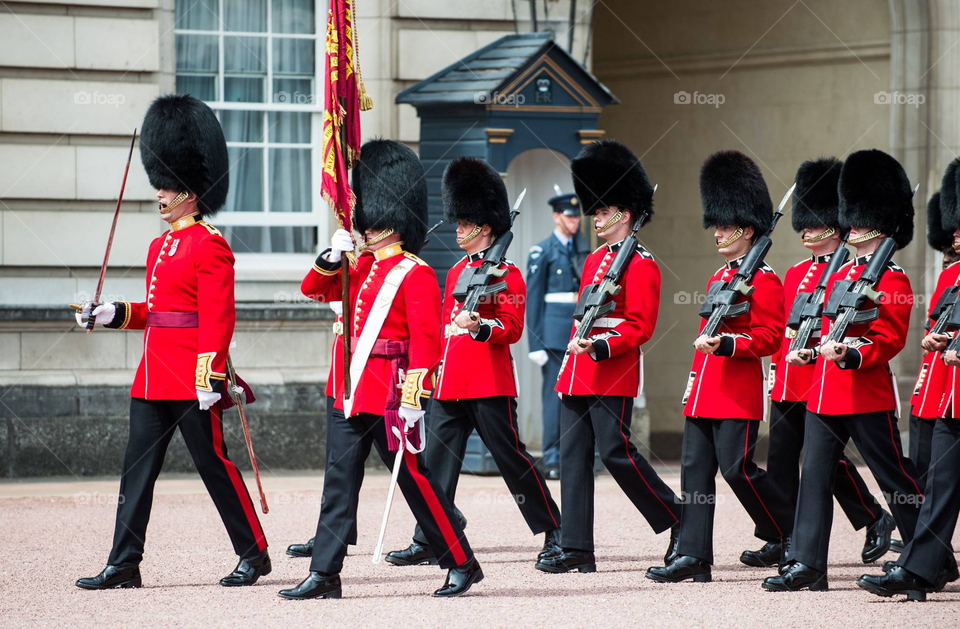 Changing the Guard at Buckingham Palace 2018