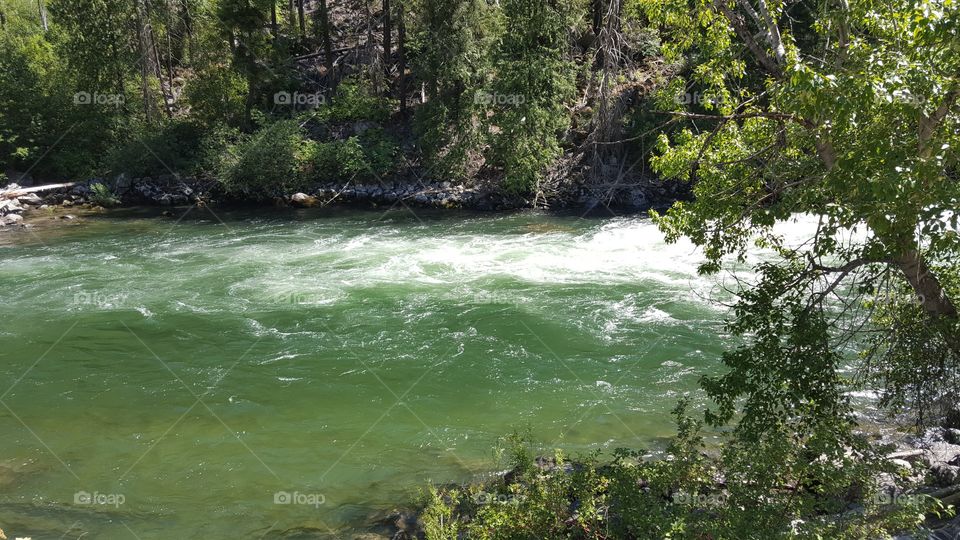 river into lake