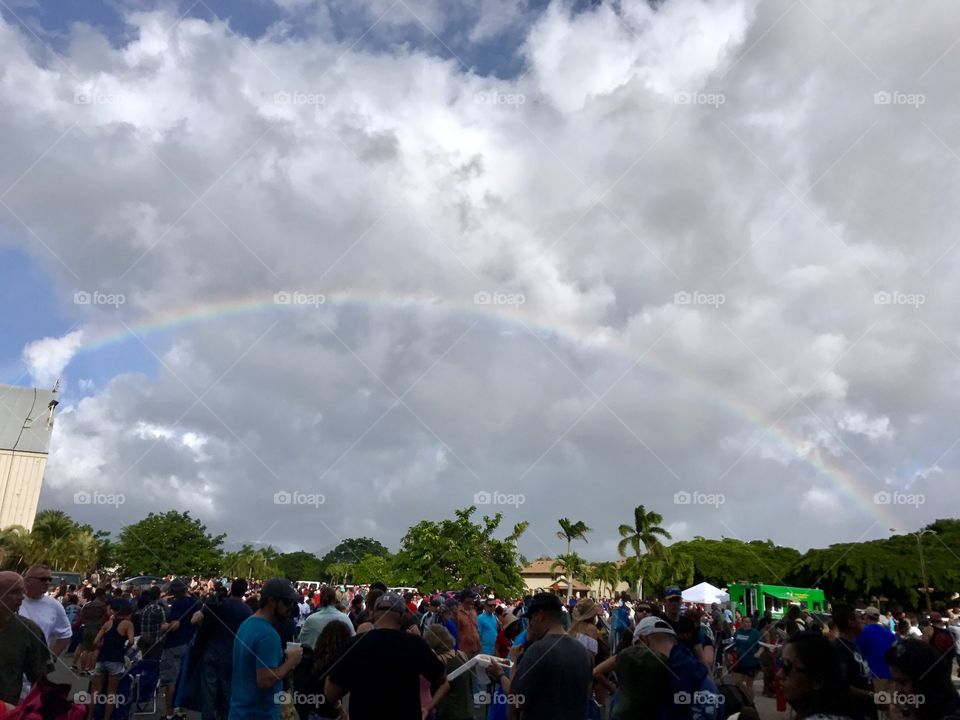 rainbow after the rain