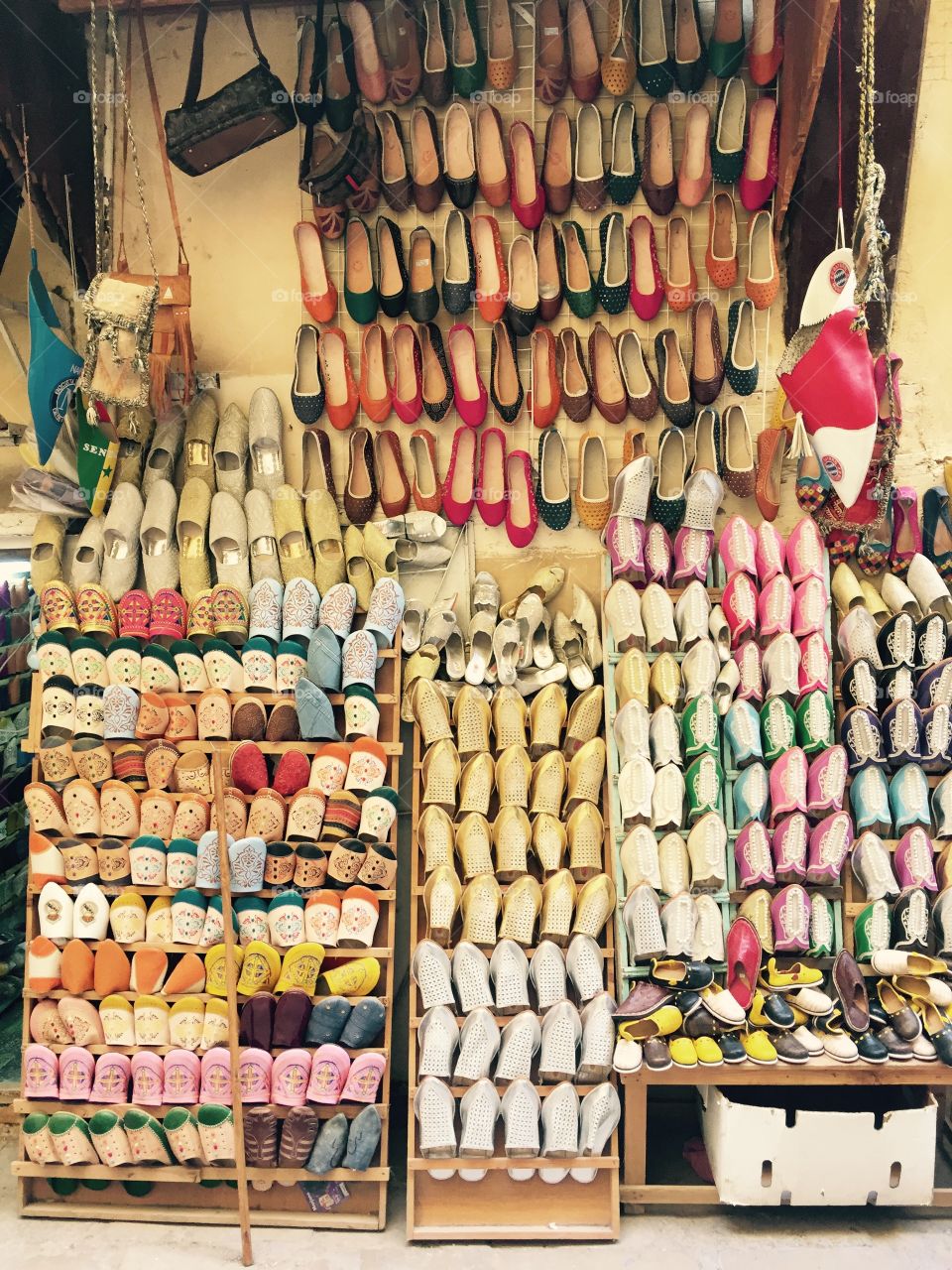 Schuhladen in Marokko