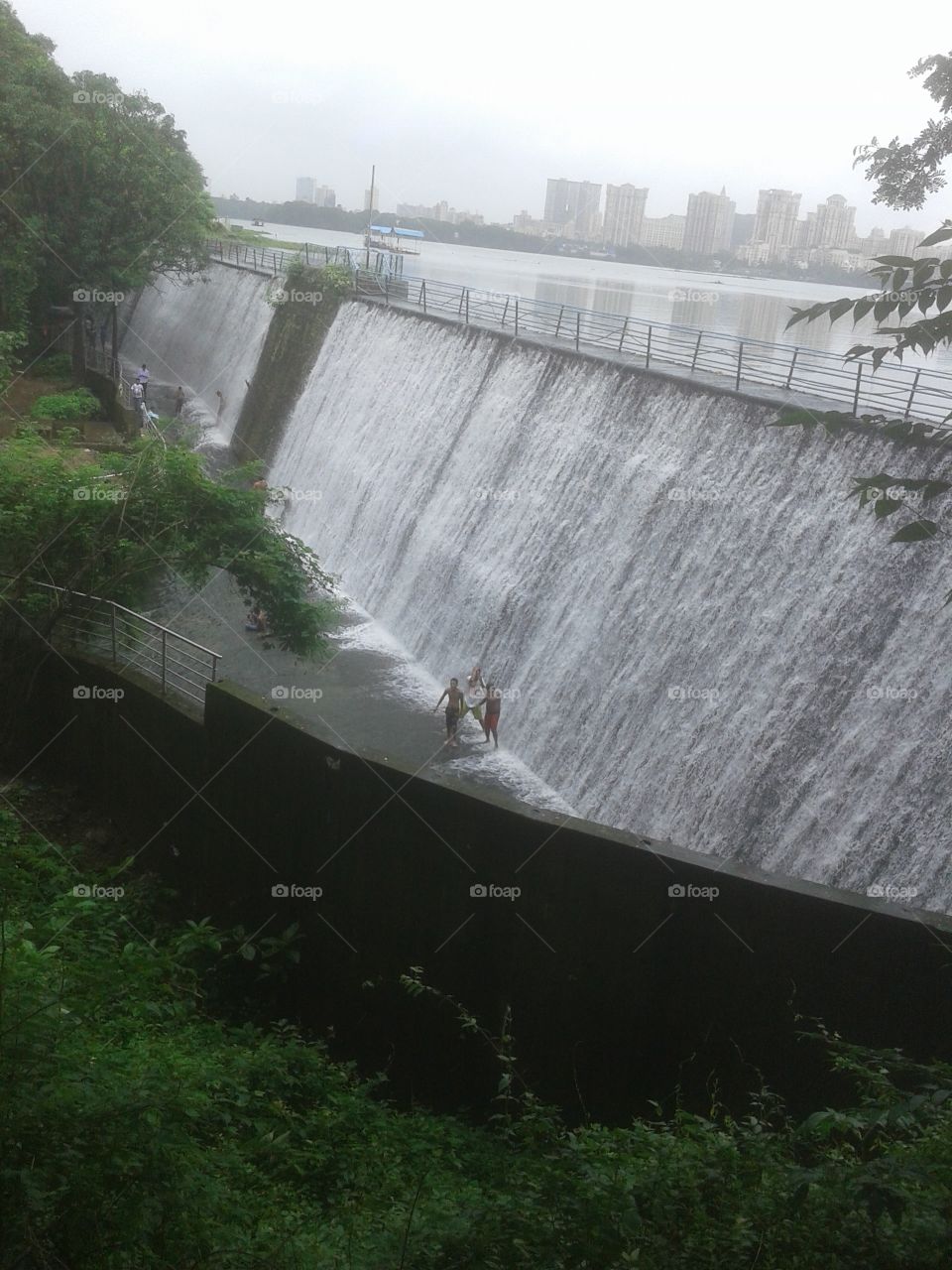 Powai Lake is an artificial lake, situated in Mumbai, in the Powai valley, where a Powai village with a cluster of huts existed. The city suburb called Powai shares its name with the lake. Indian Institute of Technology Bombay, one of the premier institutions of science and technology in India, is located to the east of the lake.[1] Another famous institution, the National Institute of Industrial Engineering (NITIE), is also located close to the lake. Housing complexes and plush hotels are developed all around the lake periphery. Population around the lake has thus substantially increased over the years.