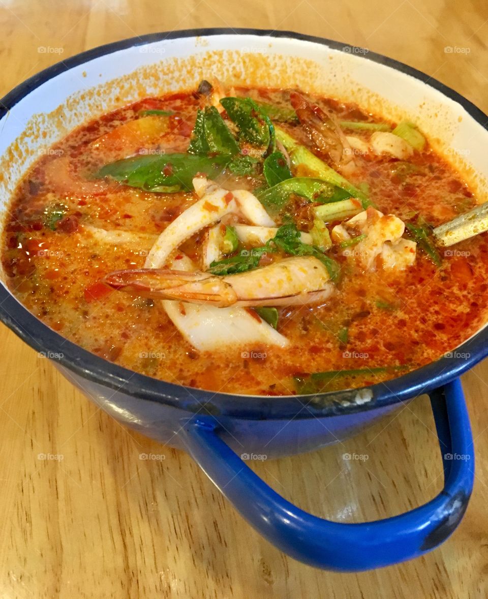 Seafood Tomyam