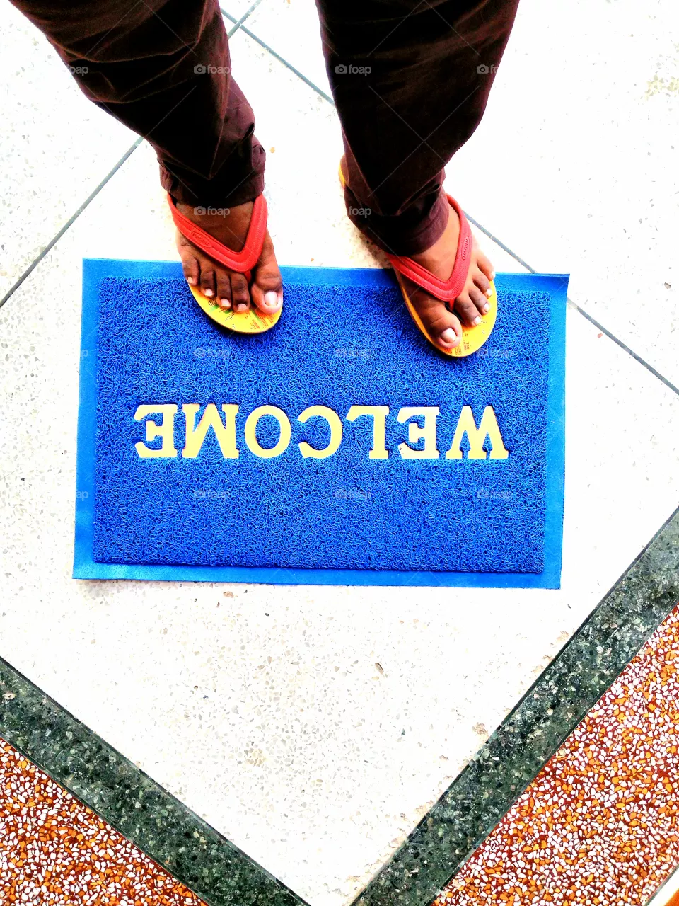entrance.