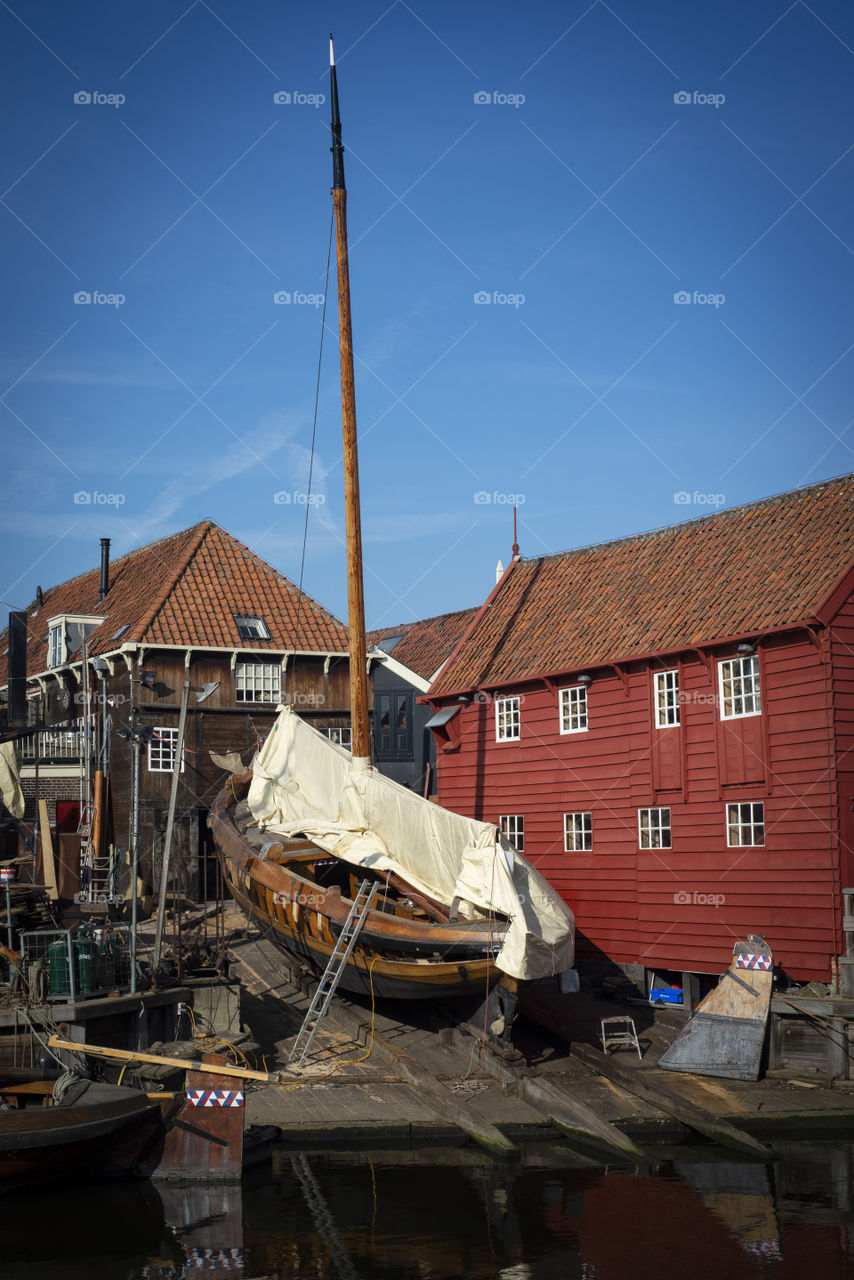 Old marina Spakenburg