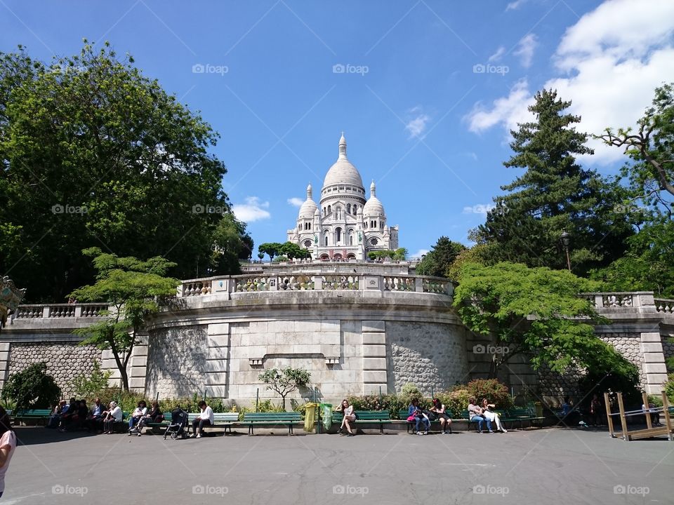 Paris, Sacre Coeur church