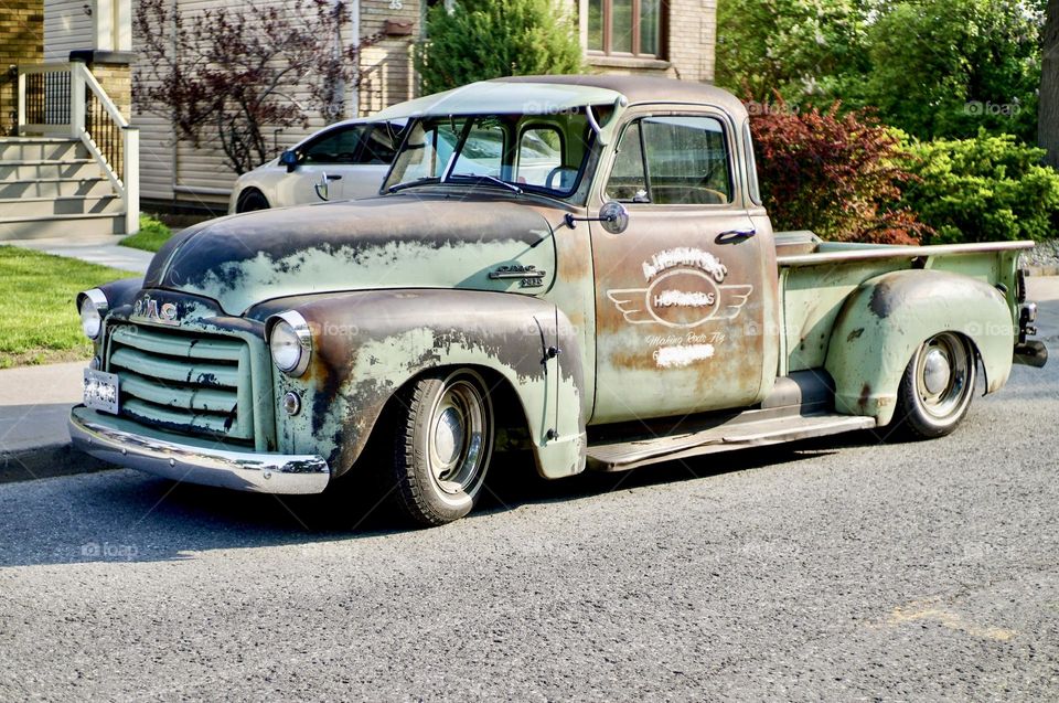 A Classic Chevy Truck, 1952 GMC 9430 Pickup.