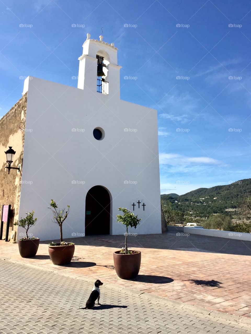 Church in Sant Agustin in Ibiza