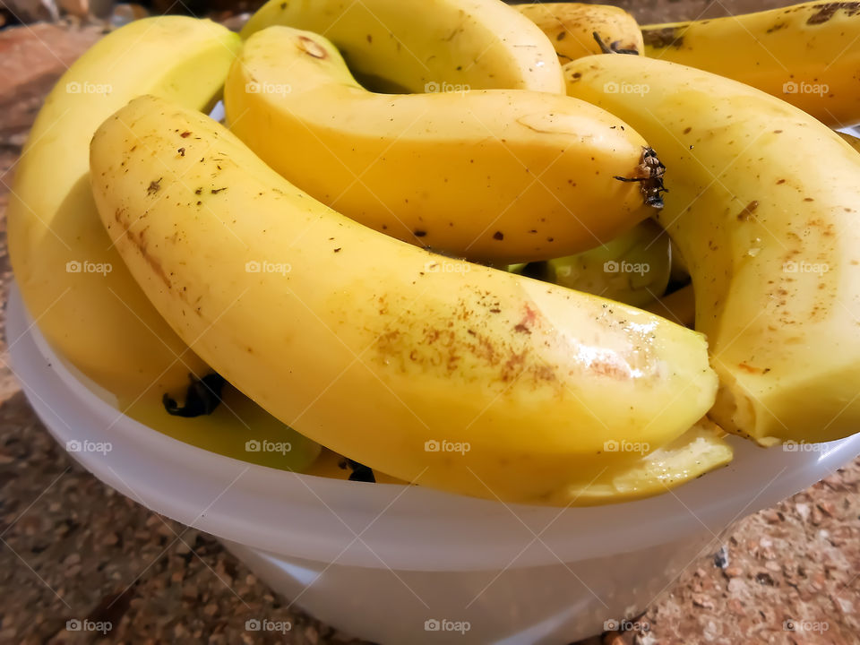 Many Ripe Bananas