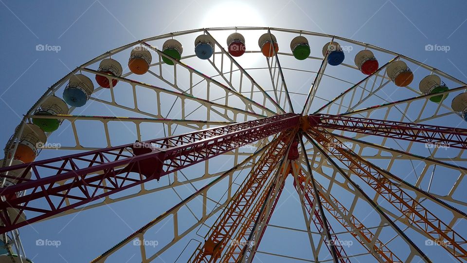Ferris Wheel in SuperLand Amusement Park