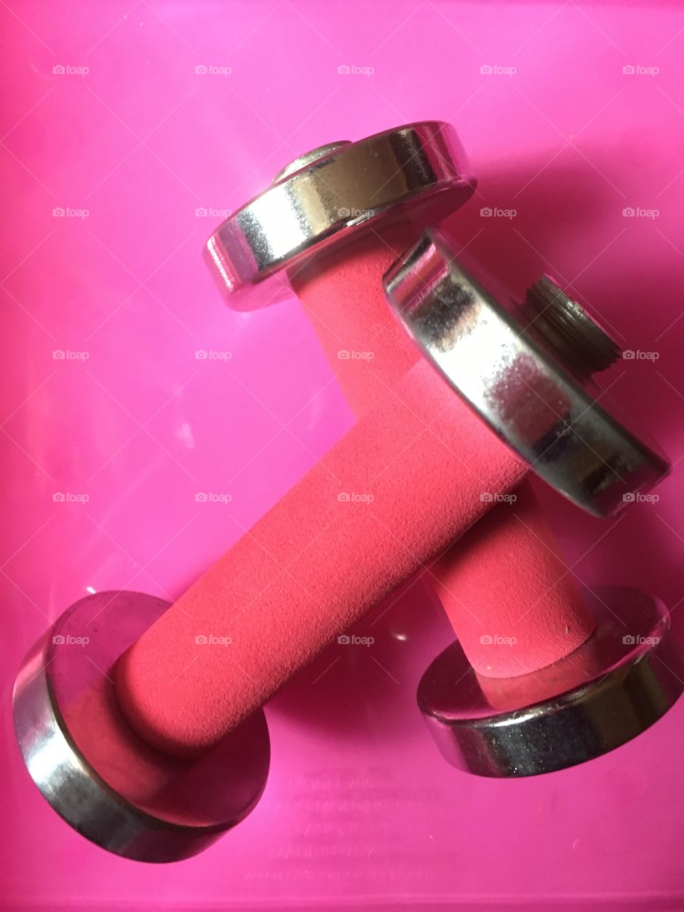 Pink weights 