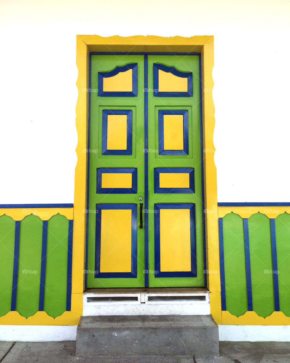 Colorful door
