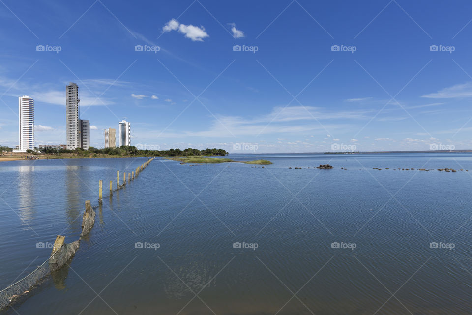 Graciosa beach in Palmas Tocantins Brazil.