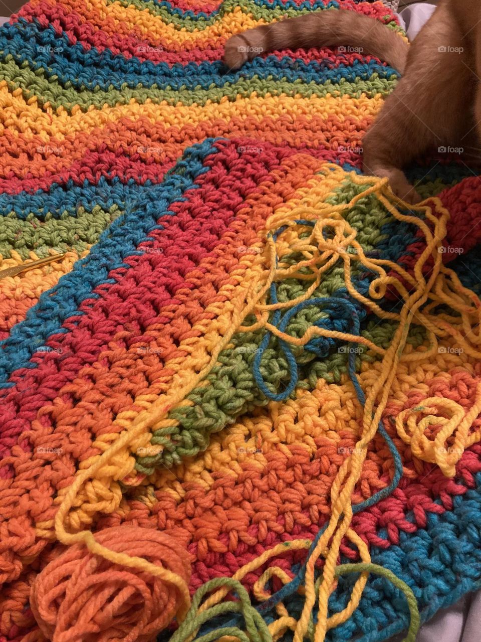 Rainbow yarn 🧶