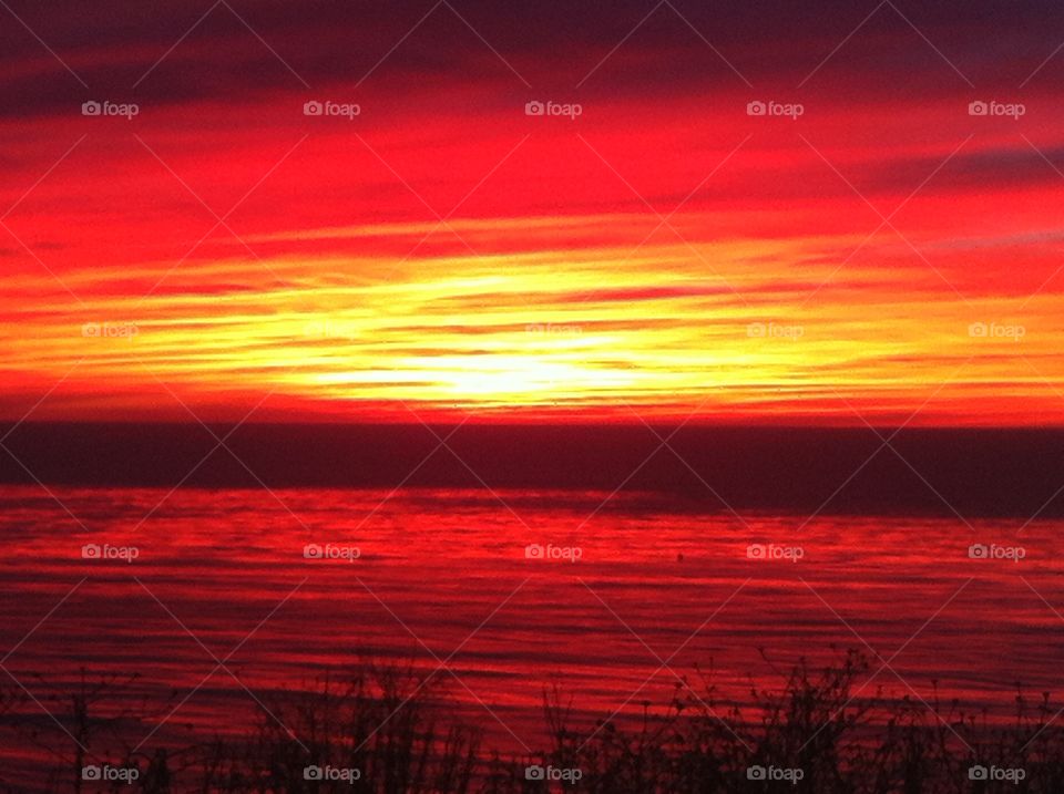 Super Red Sunset