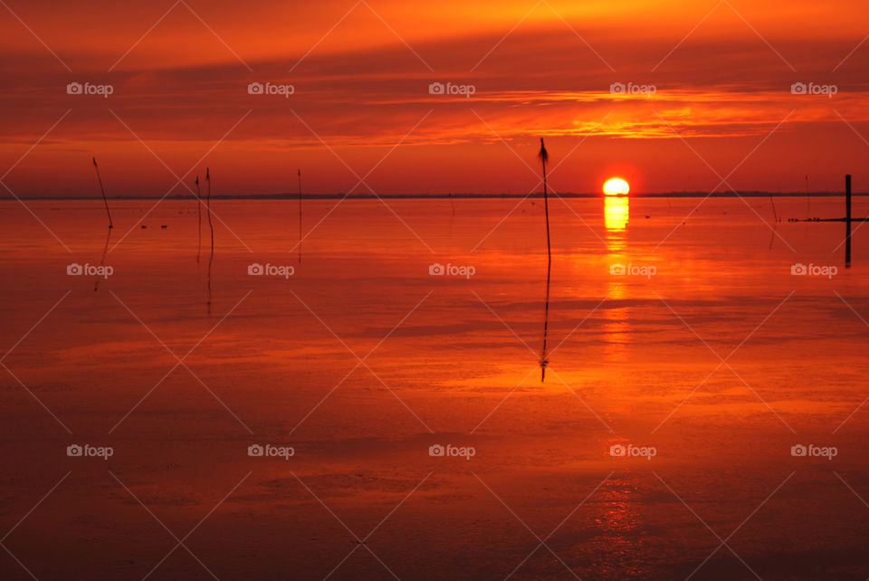 sunrise sea north nordstrand by corneliam