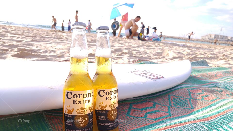 Surf with Corona