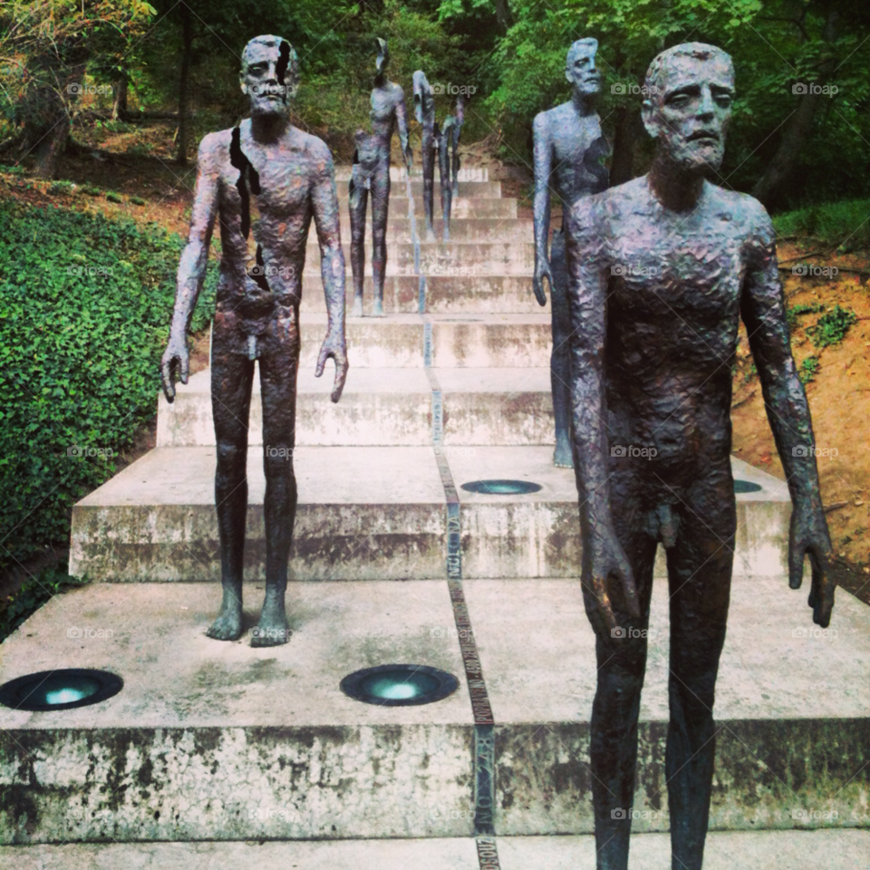 men statues prague creepy by deanna93