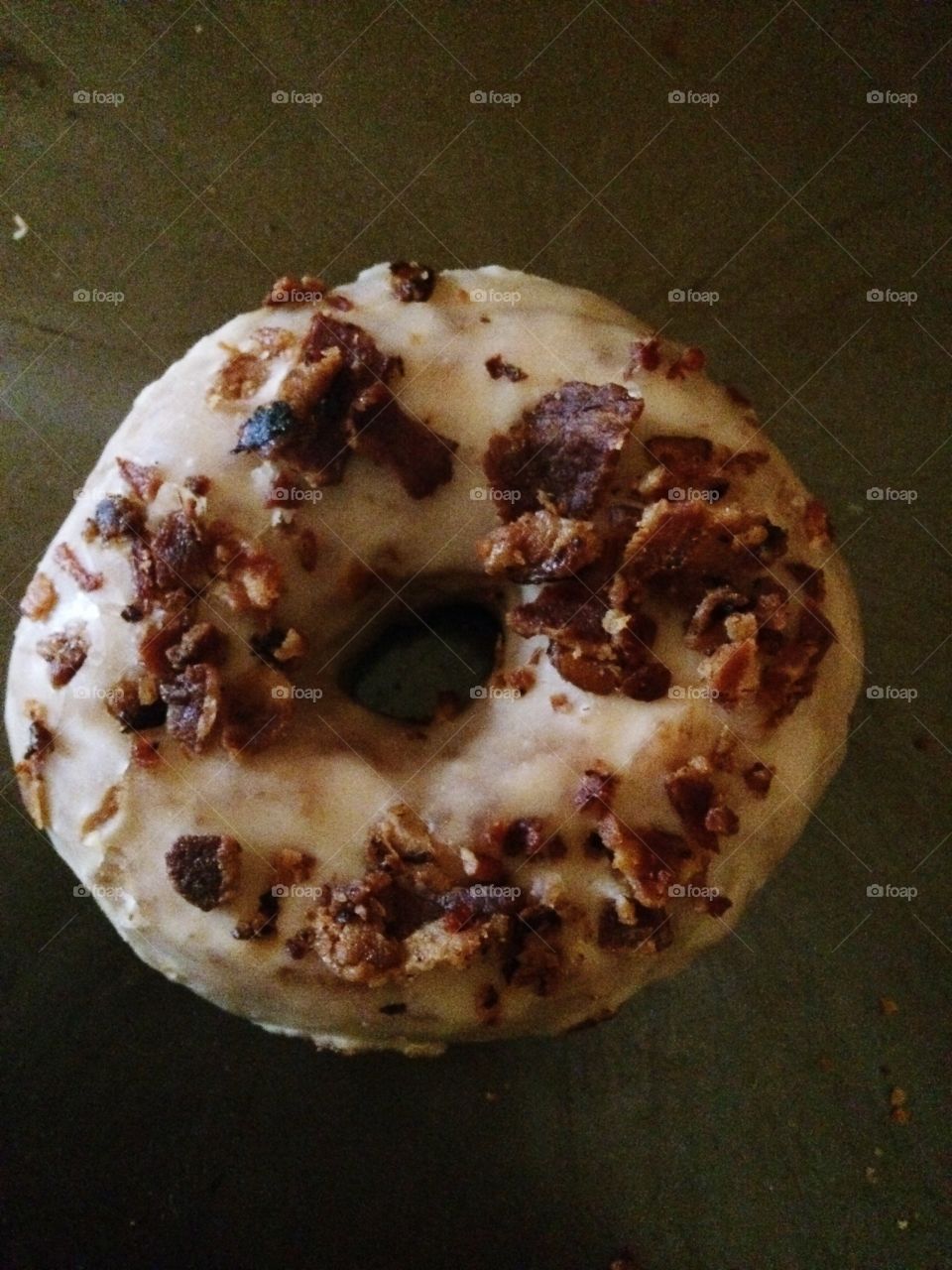 Maple bacon donut