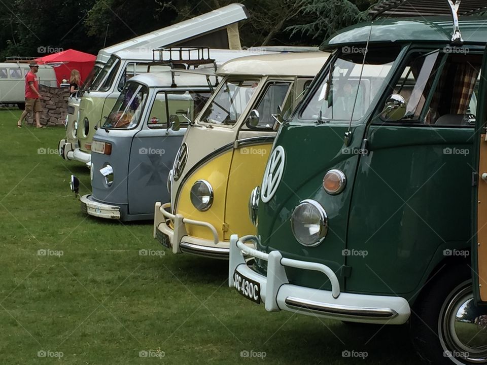 Classic VW camper vans