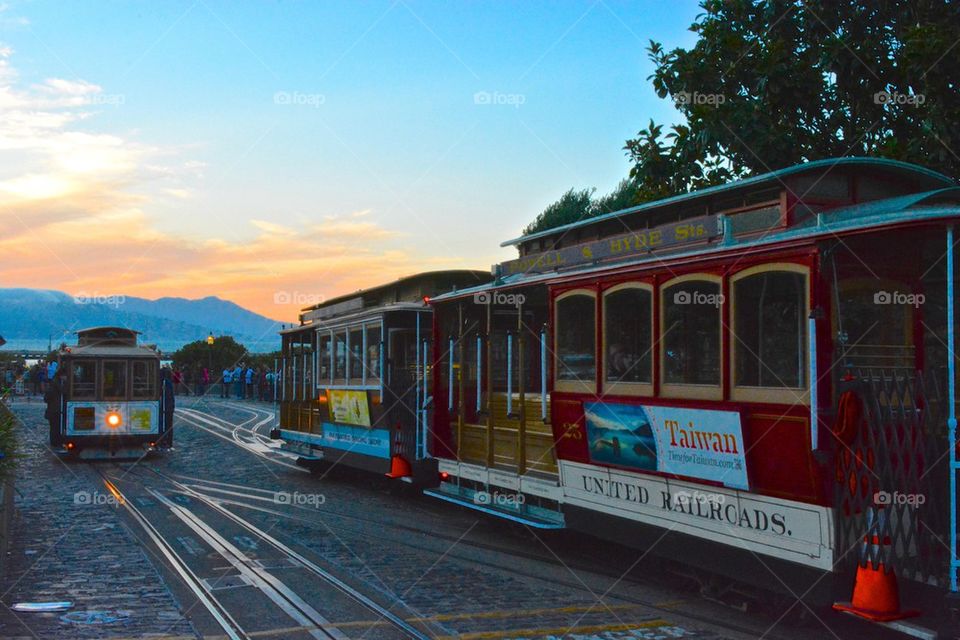 Sunset in San Fran