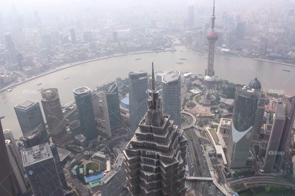 Shanghai from above