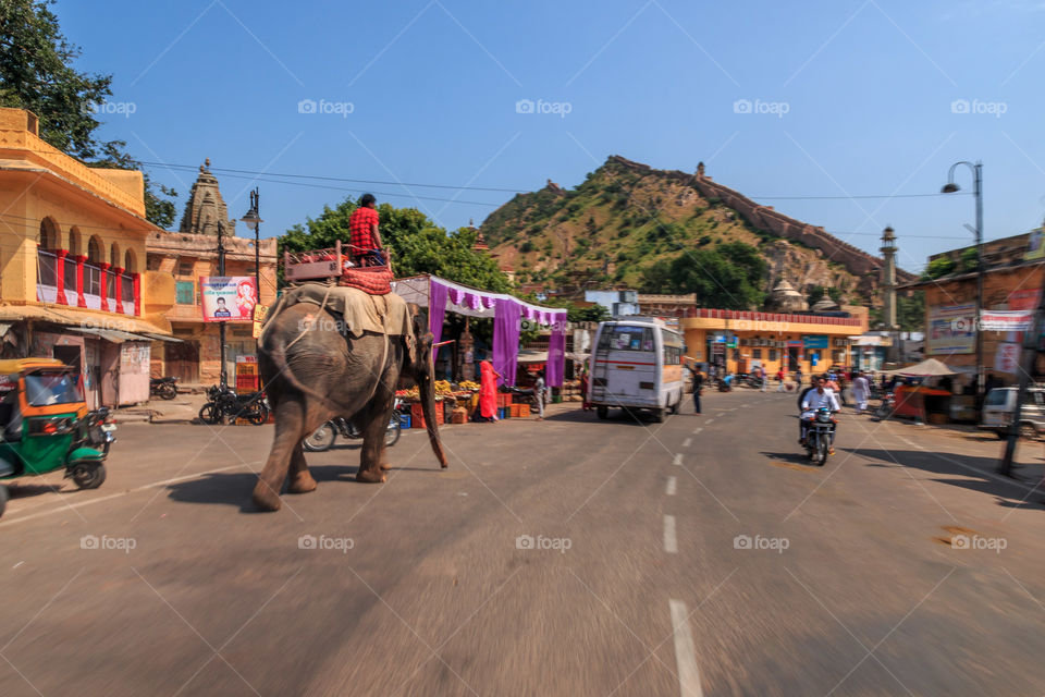 india road at jaipur