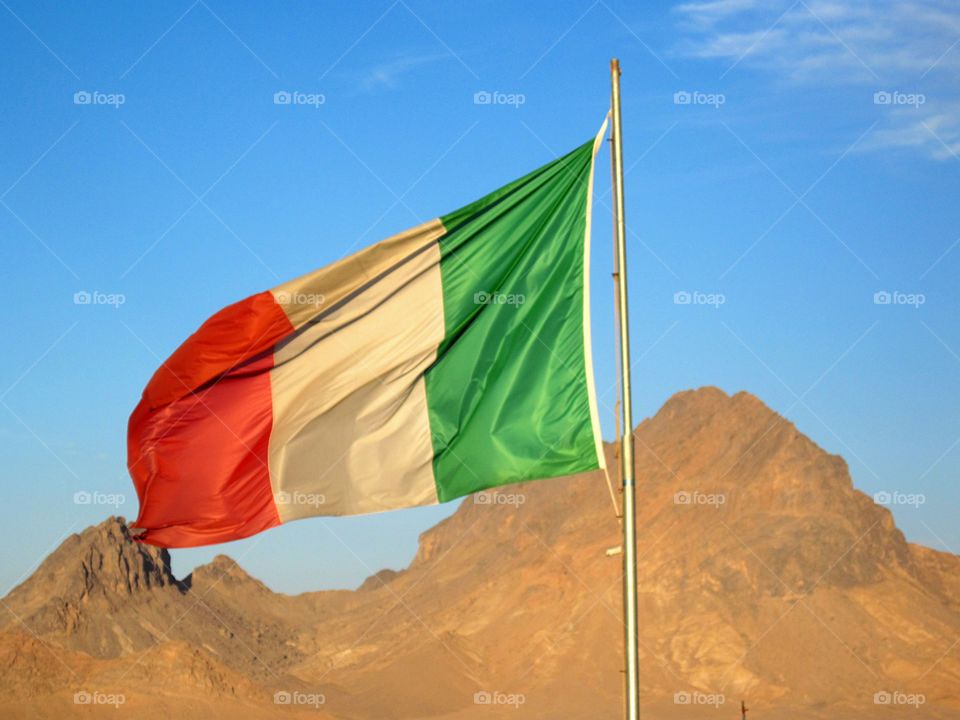 the italian flag