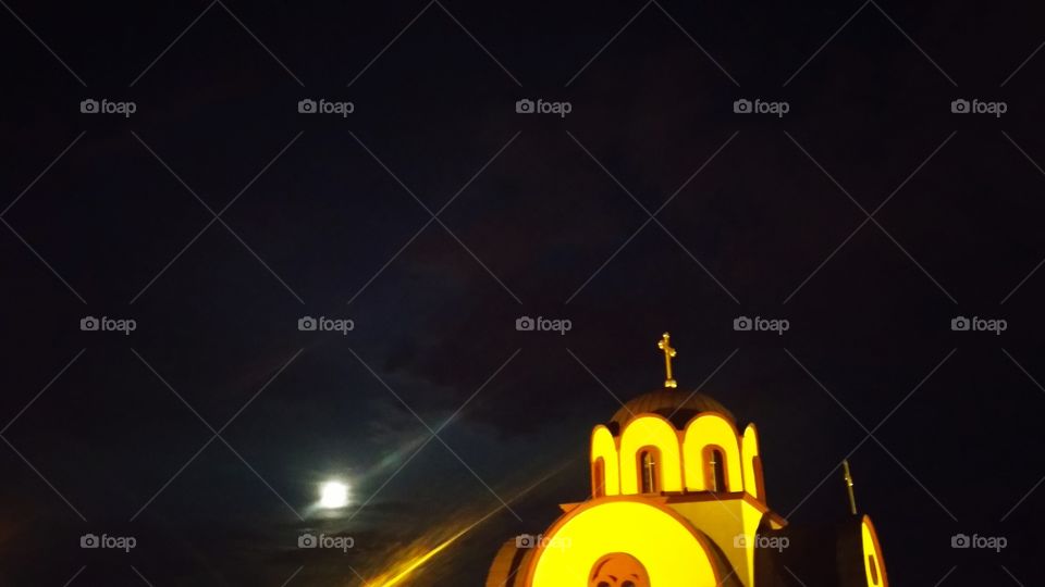 Moon keep the church