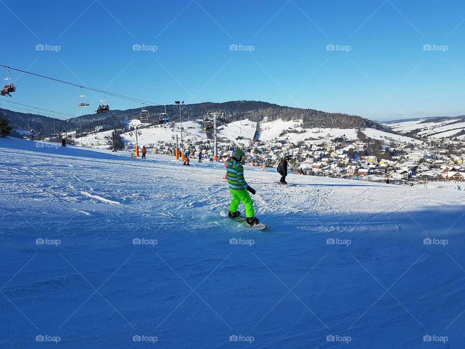 Snowboarding