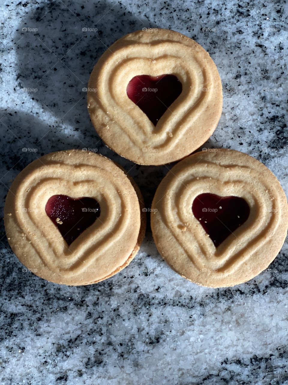 Raspberry cookies 