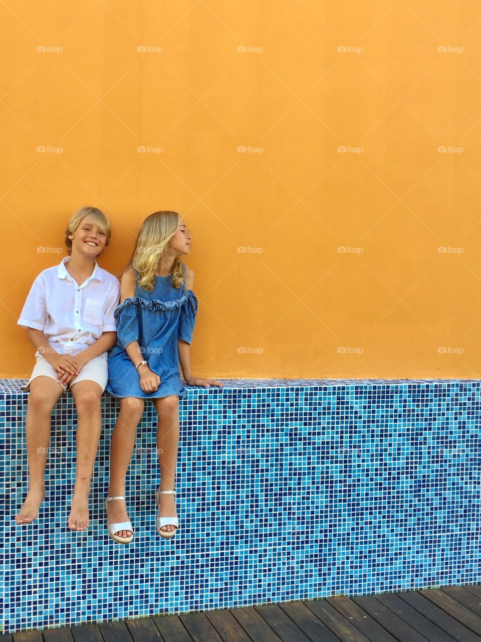 Typical sibling relationship. Brother sister dynamics. Always forever.