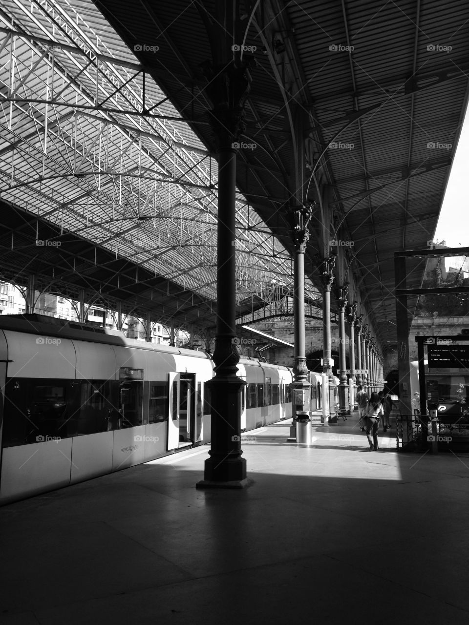 train station in Porto, Portugal