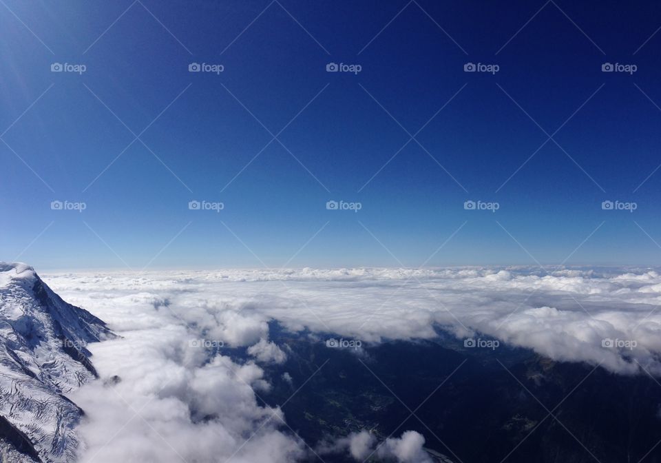 The view at the Mont Blanc