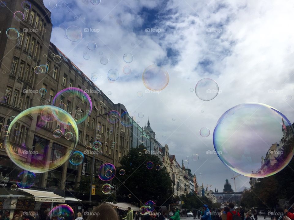 Bubbles in Prague 