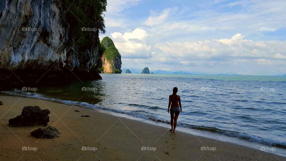 Isolated Thai Beach