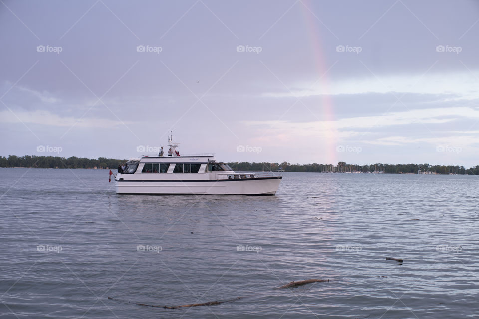 Rainbows, Boats and Toronto Islands. Oh my!