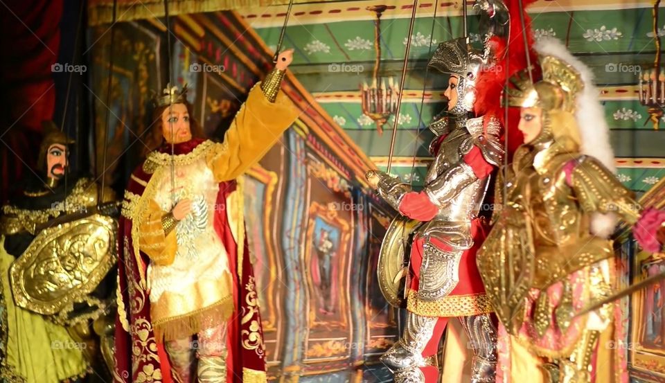 Pupi siciliani. Museo Pitrè, Palermo