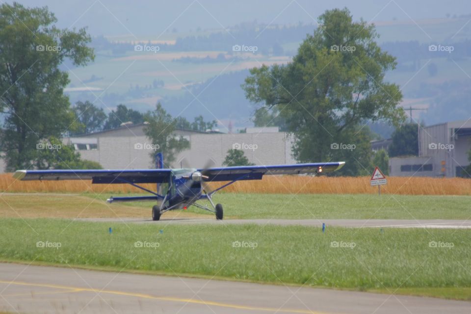 Small Plane Taking Off. Small plane taking off