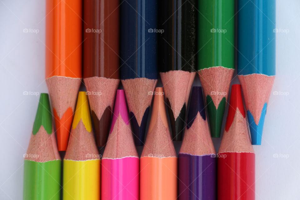 colored pencils