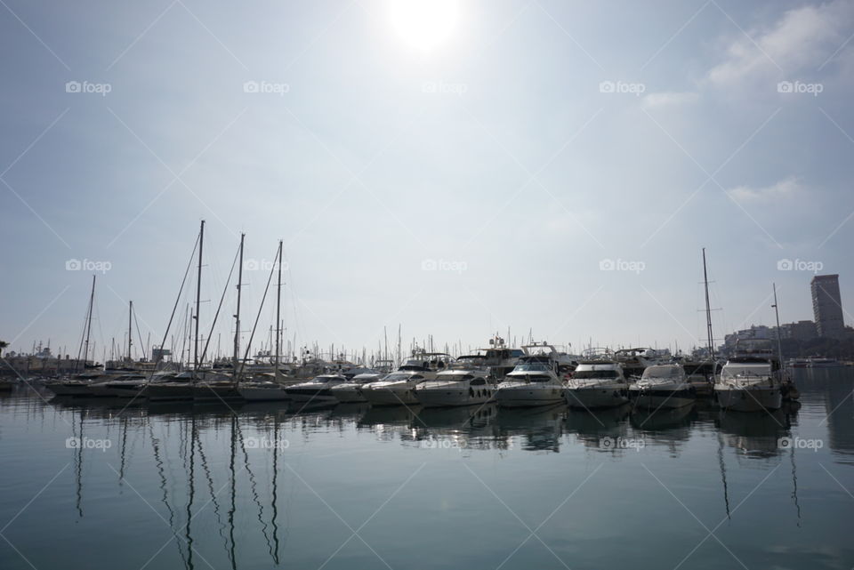 Port#boats#sun#seaview##reflect