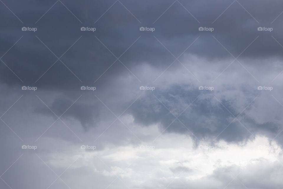 Blue grey cloudscape.