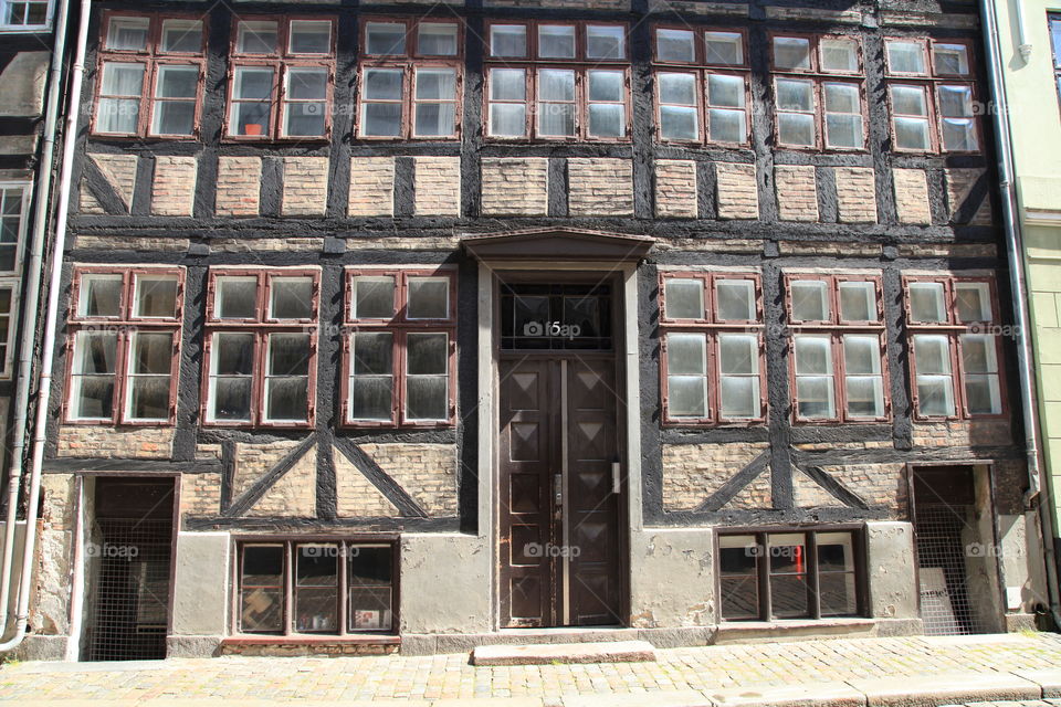 rectangle old building in copenhagen denmark