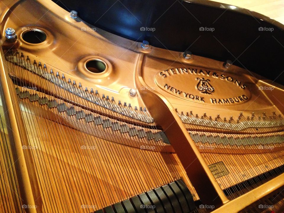 The Steinway from Hamburg. He had a German accent and everything. 