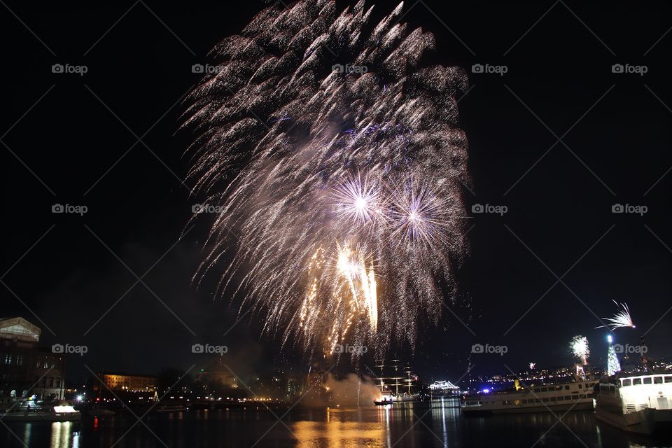 Happy New Year fireworks, 
Stockholm, Sweden