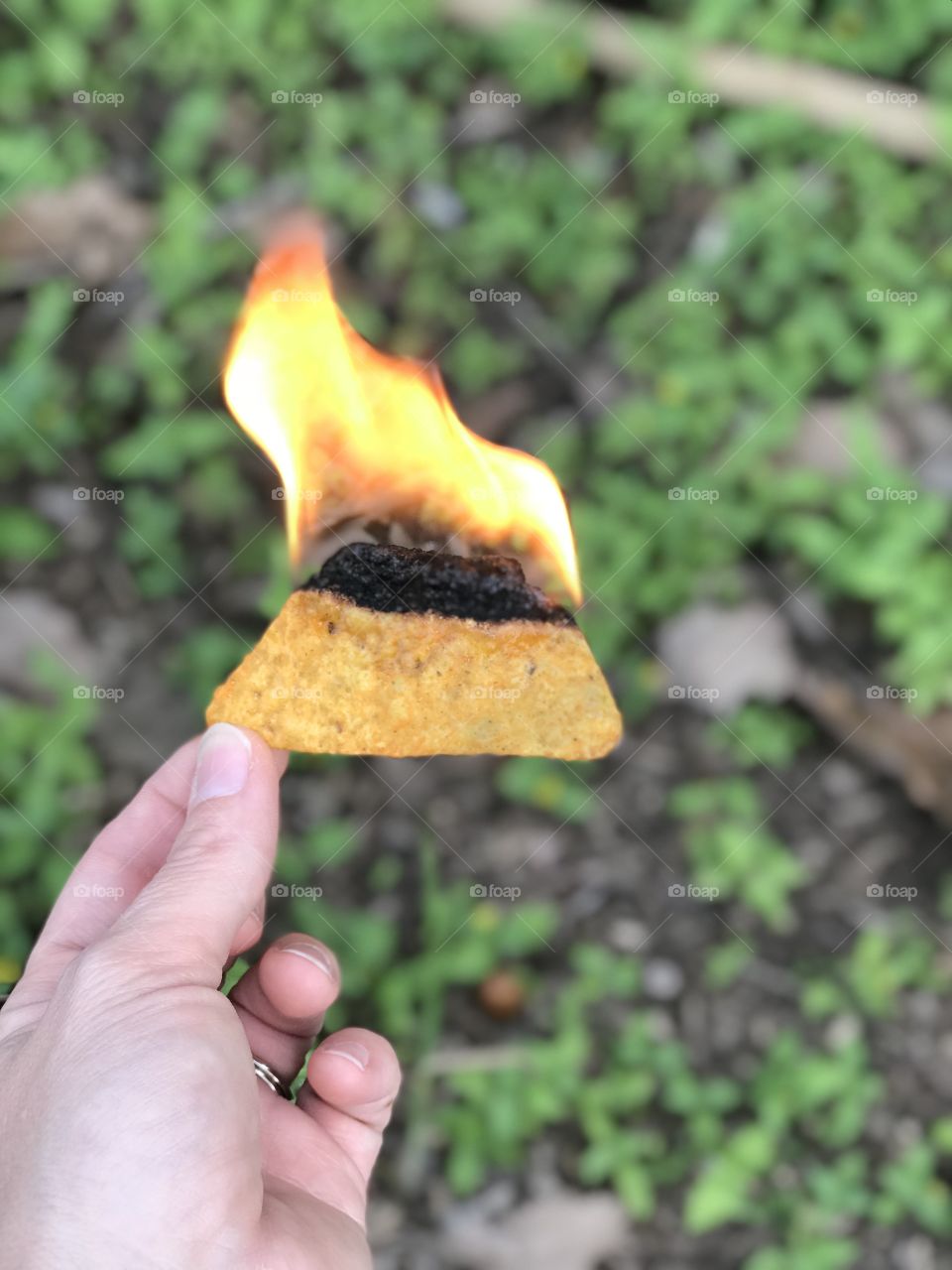 Flaming chip 
