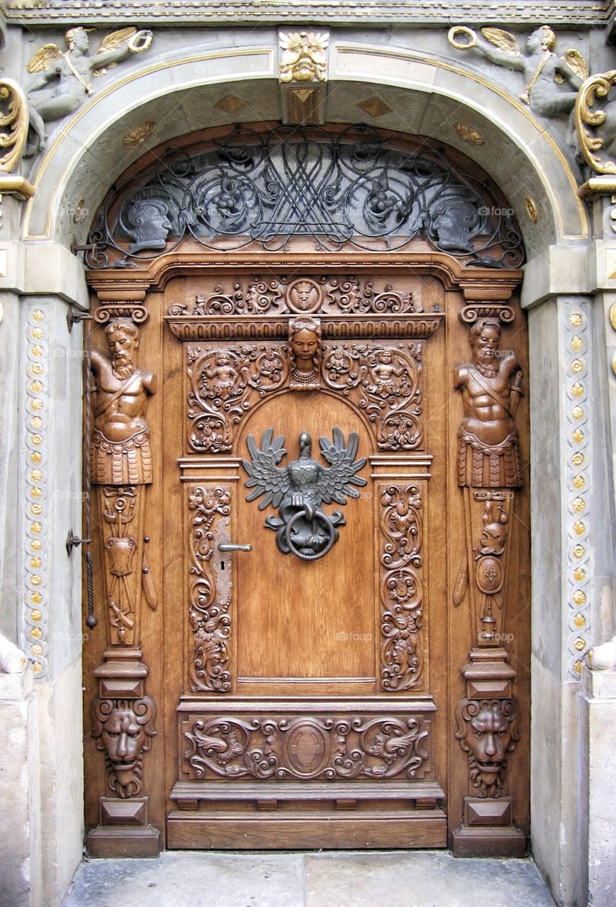 Door, Architecture, Entrance, Wood, Doorway