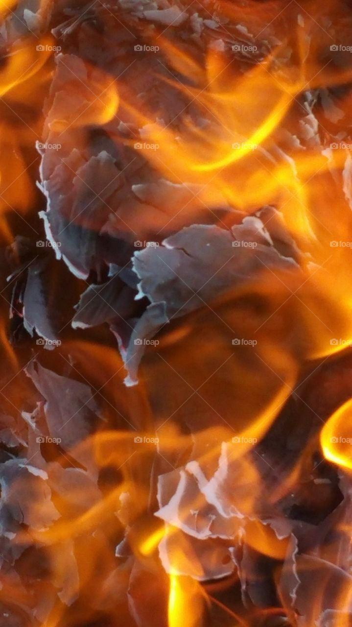 paper burning