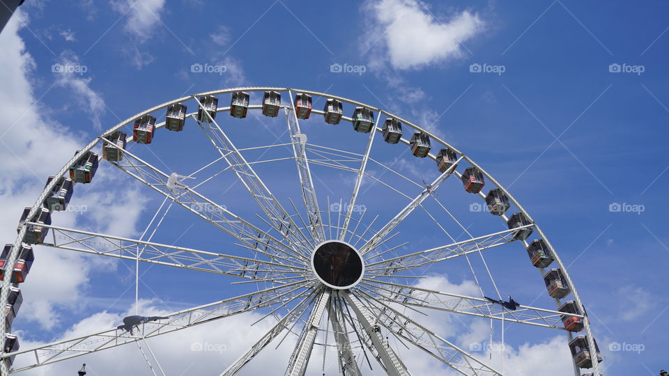Ferris wheel in Antwerp.